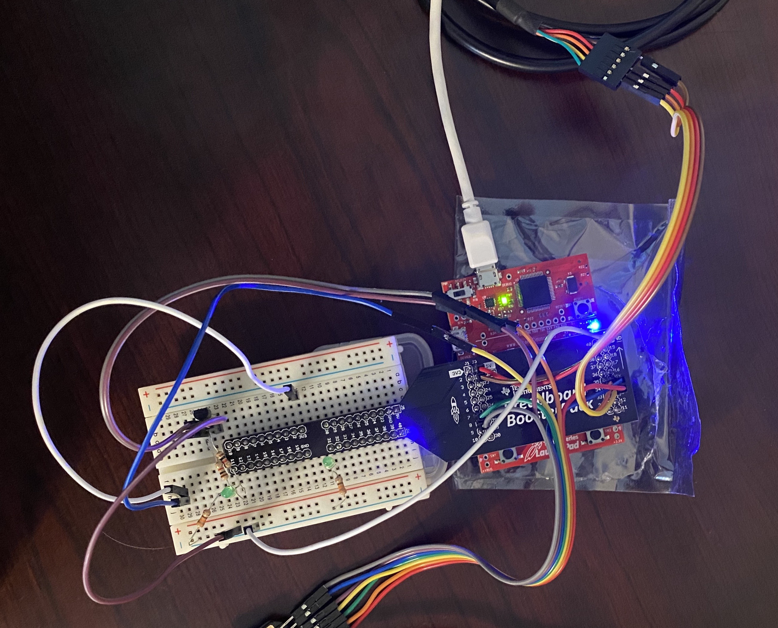 Assembled launchpad circuit